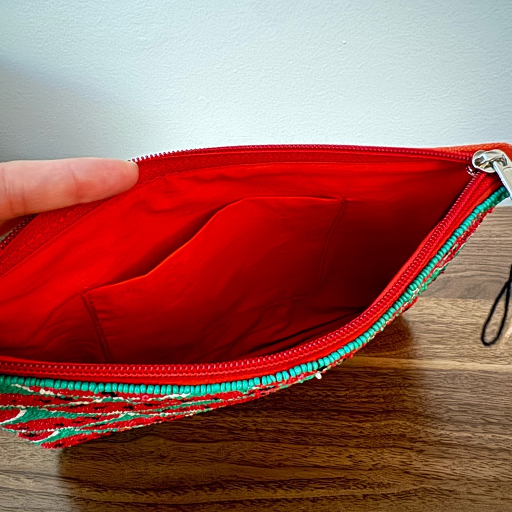 Beaded Watermelon Clutch - Picture 3 of 4